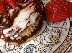 Chocolate Marbled Cupcake for One