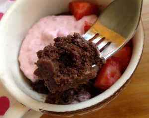 Chocolate Cake in a Mug