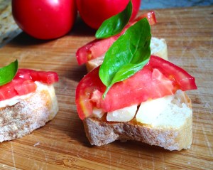 Caprese Open Faced Sandwiches
