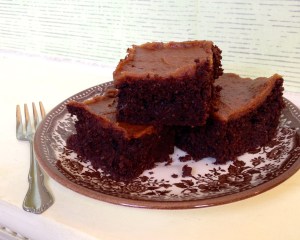 Healthy Salted Caramel Brownies