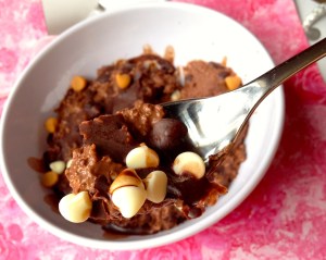 Caramel Brownie Overnight Oats