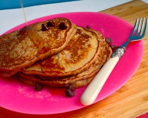 Hearty Banana Bread Pancakes