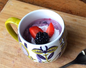 Quick & Easy Blueberry Oats