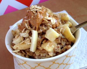 Peanut Butter Protein Oatmeal to Go