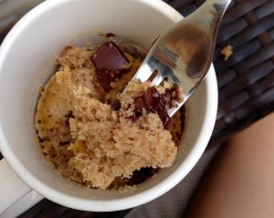 Chocolate Chip Protein Muffin in a Mug