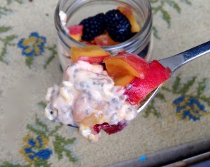 Peach Overnight Oats