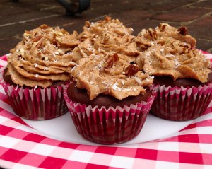 German Chocolate Cupcakes