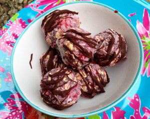 Strawberry Coconut Truffles