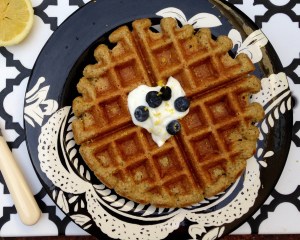 Lemon Poppy Seed Waffles