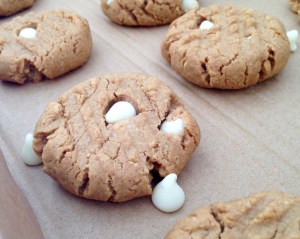 White Chocolate Peanut Butter Cookies