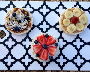 Rice Cake Open-Faced Sandwiches