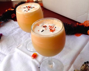 Layered Candy Corn Smoothie