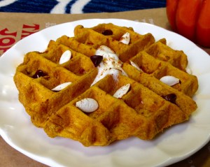 Pumpkin Waffle for One