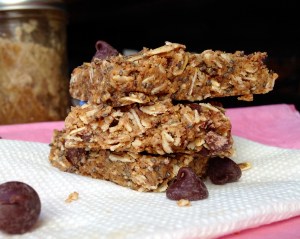 Dark Chocolate Almond Butter Energy Bars
