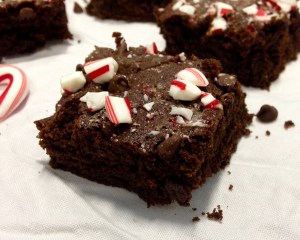 Candy Cane Brownies