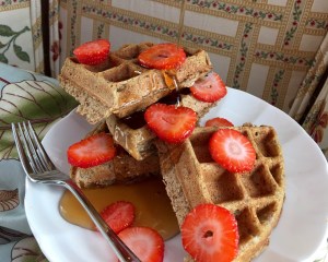 Vegan Buttermilk Waffles