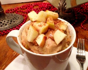 Peanut Butter Apple Muffin in a Mug